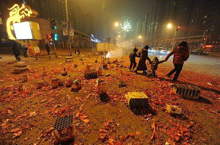 煙花爆竹污染場(chǎng)地